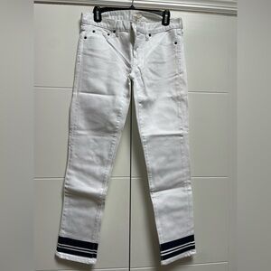 J.Crew Factory AnkleTOOTHPICK WHITE Super-SKINNY JEANS Sz 28 NWT Women’s